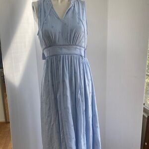 Old Navy Light Blue Midi Dress
